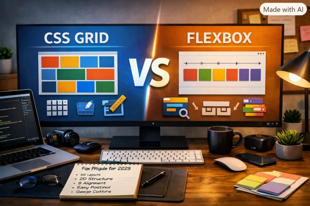 CSS Grid vs Flexbox – srovnání CSS layoutů