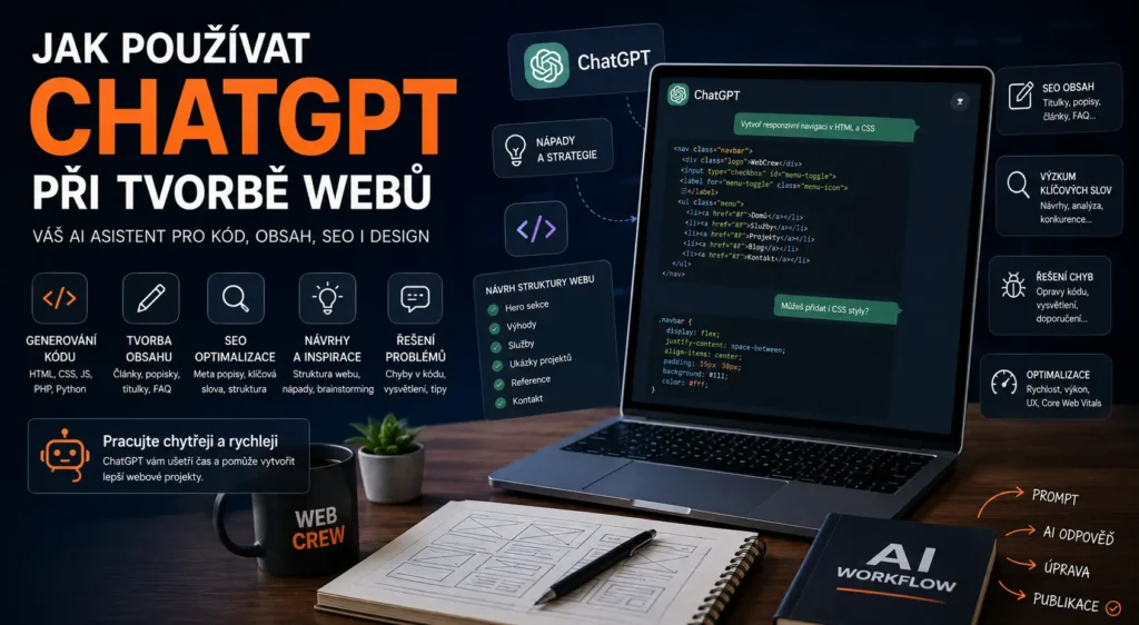 Jak používat ChatGPT při tvorbě webových stránek a SEO