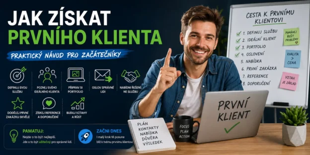 Jak získat prvního klienta a první zakázku