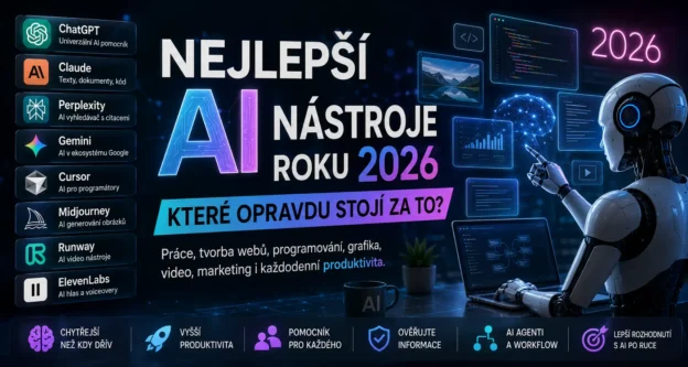 Nejlepší AI nástroje roku 2026 – ChatGPT, Claude, Gemini, Perplexity a další