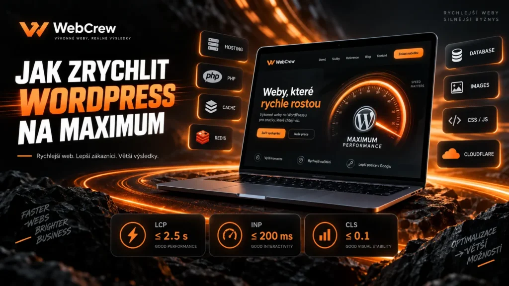 Jak zrychlit WordPress na maximum – optimalizace rychlosti, cache a Core Web Vitals