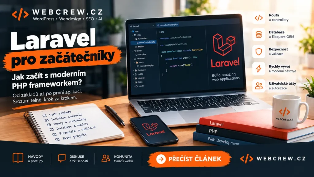 Laravel pro začátečníky – tvorba webových aplikací v PHP